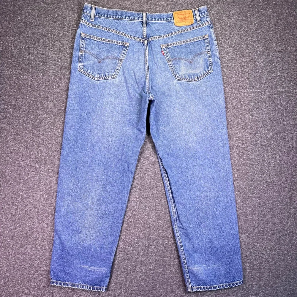 VTG Levis Jeans Men 41x30 Relaxed Straight Red Tab Denim Grunge Casual Baggy Y2K